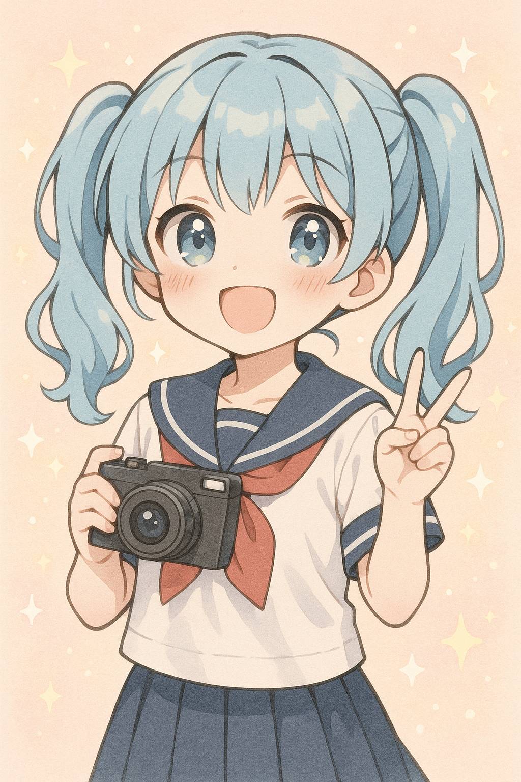 茄子视频动漫美图-水手服少女